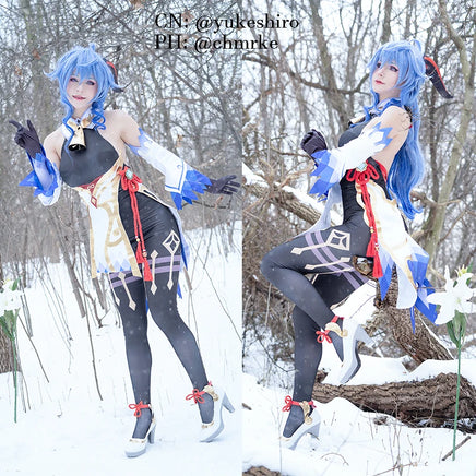 Genshin Impact Ganyu Cosplay Costumes Genshin Impact Cosplay Costumes Ganyu Costume Women Dress Full Set Game Cosplay