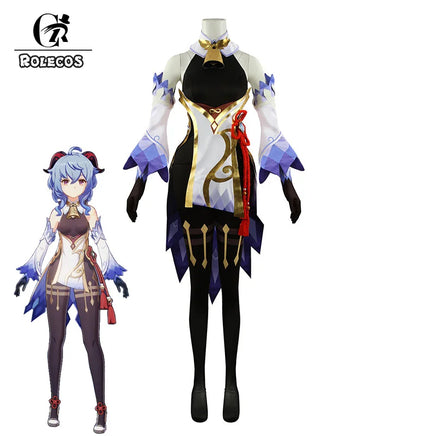 Genshin Impact Ganyu Cosplay Costumes Genshin Impact Cosplay Costumes Ganyu Costume Women Dress Full Set Game Cosplay