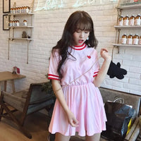 Chic Statement Sad Heart Dress Elegance