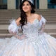 ANGELSBRIDEP - Original Hot Sale Two Pieces Quinceanera Dress 2024 Ball Gown Organza Ruffles Sweet 16 Special Occasion Party Off-Shoulder Debutante Gown