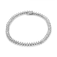 INFINITE JEWELS - Original 14K White Gold 5 1/2 Cttw Round Diamond 2-Prong Tennis Bracelet (H-I Color, SI2-I1 Clarity) - 7"