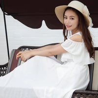 High Waist Chiffon Summer Dress