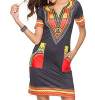 Cultural Elegance Slim Dress