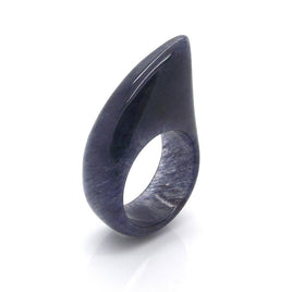 Shark Ring - Blue Aventurine Stone