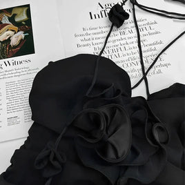 Midnight Noir: The Epitome of Elegance in Black Dress