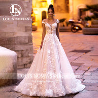 Romantic Wedding Dresses for Women 2024 off Shoulder Backless Appliques Sweetheart Wedding Gown Vestidos De Novia