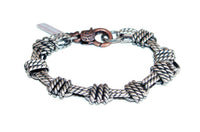 Mens Multi Chain Bracelet in Silver