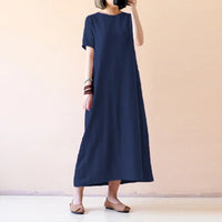 Summer Cotton Long Maxi Dress