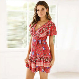 New Release Mini Floral Boho Dress