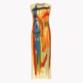 Funny Face Abstract Dress