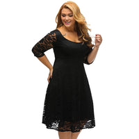 3/4 Sleeves Summer Lace Dress