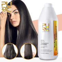 PURC Brazilian Smoothing Hair Keratin Treatment Formaldehyde Professional Straightening Curly Hair Scalp Care Products 1000ml 8%