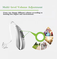 APP Control OTC Rechargeable Digital Hearing Aid Bluetooth Mini OE Open Ear Sound Amplifier Wireless Hearing Aid Work with Phone