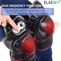 Vibration Heating Knee Massager Magnetic Therapy Joint Physiotherapy Knee Bone Care Pain Relief Knee Protector Massage Support