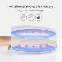 MARESE Wireless Electric Hand Massager Device Palm Finger Acupoint with Air Compression Massage with Heat For Women Beauty Gift