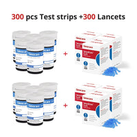 300/200/100/50PCS Sinocare Safe-Accu Blood Glucose Test Strips and Lancets for Diabetes Tester