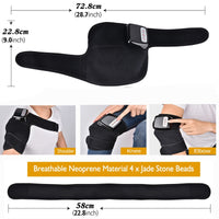 Electric Knee Massager Heating Therapy Vibration Brace Wrap Physiotherapy Instrument for Knee Shoulder Elbow Massage Health Care