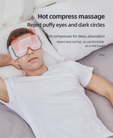 New Smart Airbag Vibration Eye Massager Eye Care Instrument Eye Protector Hot Compress Bluetooth Eye Fatigue Massage Glasses