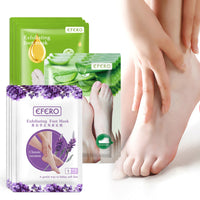 EFERO 30Pair Exfoliating Foot Masks Pedicure Socks Exfoliation for Feet Mask Peel Dead Skin Remover Calluses Whitening Foot Mask