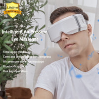 New Smart Airbag Vibration Eye Massager Eye Care Instrument Eye Protector Hot Compress Bluetooth Eye Fatigue Massage Glasses