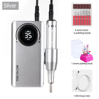 35000 RPM Rechargeable Portable Nail Drill machine Electric Nail File Manicure drill Set profession Nail Tools for Nail Salon