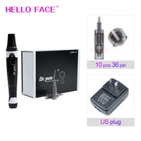 Dr. Pen Ultima A7 With 12 pcs Needle Cartridge Professional Mesoterapia Kit Electric Microneedle Pen Beauty Machine For Lover