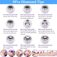 Diamond Microdermabrasion Dermabrasion Machine With Spray Gun Water Spray Vacuum0 Suction Exfoliation Skin Facial Massager