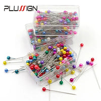 PLUSSIGN - Original 10 Pcs Cheap Black Positioning Needles Diy Sewing Tools Accessory Patchwork Locating Pearl Light Straight Pins Sewing Tools Accessories