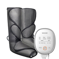 Leg Air Compression Massager Heated for Thigh Knee and Calf Circulation  3 Intensities 2 Modes 2 Temperatures Massage Relaxation