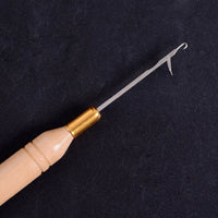 WASIG - 10 Pieces/Lot Plastic Handle Hook Needle / Micro Rings Needle /Hair Tools for Micro Rings Hair Extensions