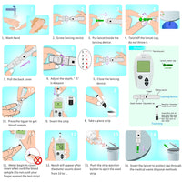 blood test sugar strips Sinocare 25 50 100 200 Separated Blood Glucose Test Strips and Lancets (for Safe-Accu only)