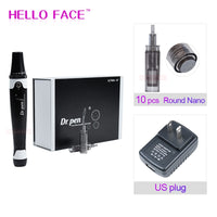 Dr. Pen Ultima A7 With 12 pcs Needle Cartridge Professional Mesoterapia Kit Electric Microneedle Pen Beauty Machine For Lover