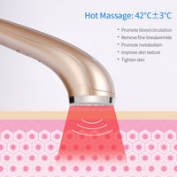 Infrared Heating Led Light Photon Therapy Machine Anti Wrinkle Spot Removal Skin Rejuvenation Tightening Facial Beauty Massager