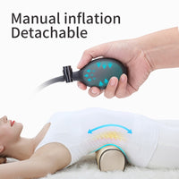 Jinkairui Neck Massage Pillow Electrical Cervical Traction Massager Wormwood Hot Compress Relief Back Shoulder Pain Body Health