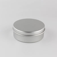 100g 50pcs  Aluminum Round Empty Canning Jar Tin Containers Aluminum Storage Container Candle Tin Tea Container 50pc/lot