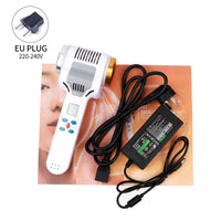 Hot Cold Hammer Skin Lifting Up Massager Ultrasound Cavitation Machine Cryotherapy LED Photon Rejuvenation Facial Eye Care Tool