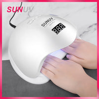 SUNUV SUN5 Plus 48W UV Light Nail Dryer for All Gels Dual Hands 36Leds Manicure Lamp Auto Sensor Bottom