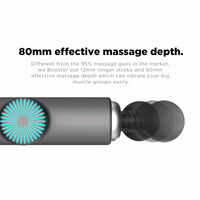 Booster Lightsaber Smart-Hit Professional Massage Gun with 80mm Massage Depth 15kg Pressure Bearing Pain Relief Body Relaxation