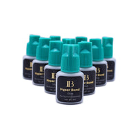 10 Bottles IB Ibeauty Hyper Bond Glue 5ml Cyan Cap Glue for Eyelashes Extension Makeup Tools Korea Beauty Shop 0.5s Fast Drying