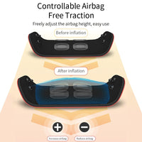 Jinkairui Electric Lumbar Traction Device Dual Care Waist Back Massager Heating Vibration Spine Support Waist Relieve Fatigue