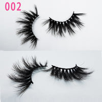 30/50/100/200Pairs Wholesale 25mm 3D Mink Eyelashes 5D Mink Lashes Packing In Tray Label Makeup Dramatic Long Mink Lashes