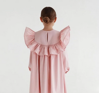 Baby Girl Cotton Ruffle Long Sleeve Dress