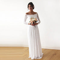 BLUSHFASHION - Original Champagne Rustic Wedding Dress #1182