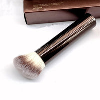 Hourglass Makeup Brushes Set - 10-pcs Powder Blush Eyeshadow Crease Concealer eyeLiner Smudger Metal Handle Brushes