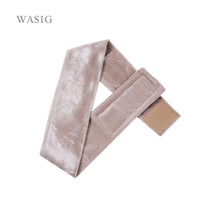 WASIG - 10 Pcs Flexible Velvet Wig Grip Scarf Comfort Head Band Adjustable Fastern Wig Beige , Dark Brown ,Brown, Black