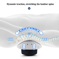 Electric Lumbar Traction Device Waist Back Relaxation Massager Lumbar Spine Support Vibration Relieves Waist Pain Body Fatigue