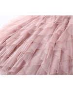 TIGENA - Original Tutu Tulle Long Maxi Skirt Women Fashion 2024 Korean Cute Pink High Waist Pleated Skirt Mesh Female Lady Aesthetic Faldas