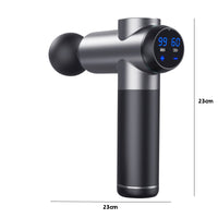 New Massage Gun Massager LCD Screen 99Gears 8Heads Electric Fascia Gun for Neck Foot Body Massager