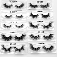 Mikiwi wholesale 50 pairs/pack 3D Mink Lashes No packaging Full Strip Lashes Mink False Eyelashes custom box Makeup eyelashes