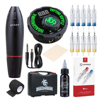 Professional Tattoo Kit Tattoo Rotary Pen Machine Mast Tattoo Set Permanent Makeup Cartridge Needle Tattoo Body Art